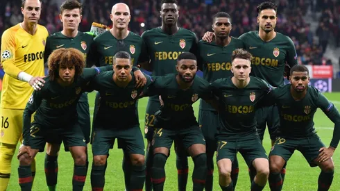The AS Monaco team line-up before the UEFA Champions League match against Atletico Madrid. (Getty).jpg