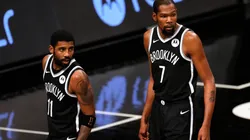 Kyrie Irving & Kevin Durant. (Getty)