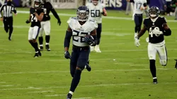 Derrick Henry vs. the Ravens. (Getty)