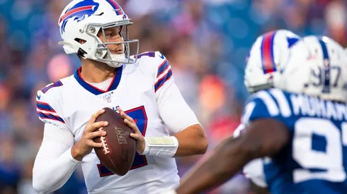 Josh Allen vs. the Colts. (Getty)