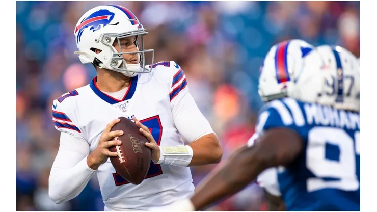 Josh Allen vs. the Colts. (Getty)