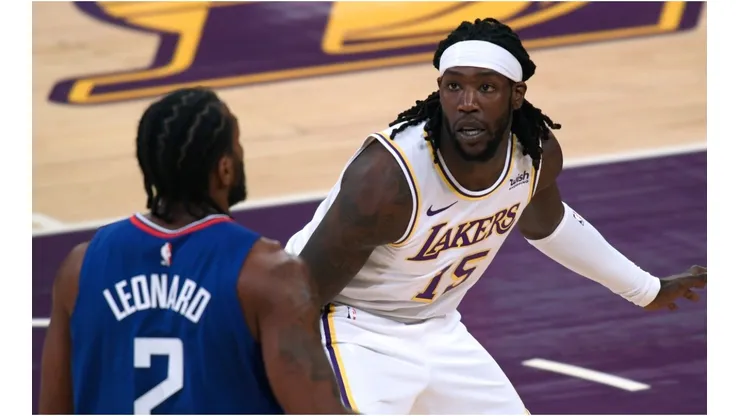 Montrezl Harrell vs. the Clippers. (Getty)
