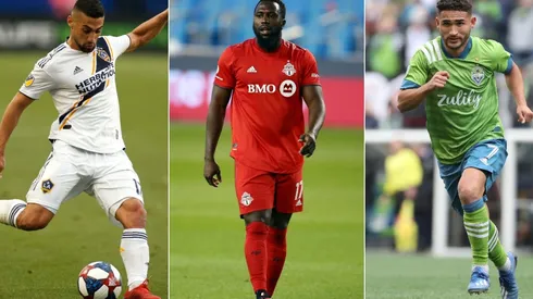 Sebastian Lletget, Jozy Altidore and Cristian Roldan. (Getty)