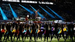 Justin Timberlake performs during the Pepsi Super Bowl 2018 Halftime Show. (Getty)