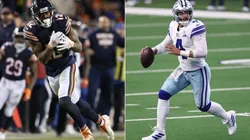 Allen Robinson (left) & Dak Prescott. (Getty)