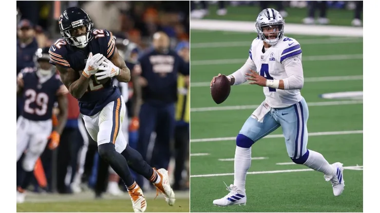 Allen Robinson (left) & Dak Prescott. (Getty)