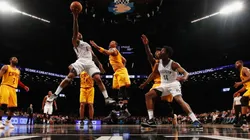 Sean Kilpatrick of the Brooklyn Nets shoots against the Cleveland Cavaliers. (Getty)
