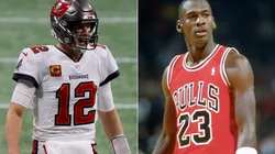 Tom Brady (left) & Michael Jordan. (Getty)