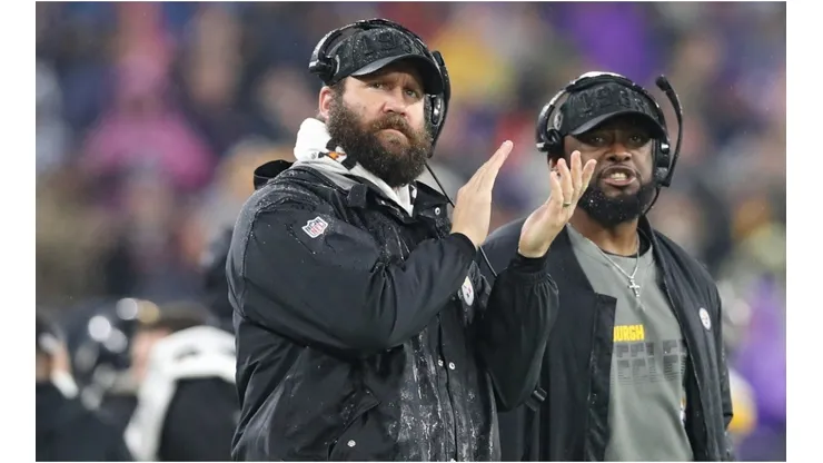 Ben Roethlisberger & Mike Tomlin (Getty)
