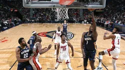 Zion Williamson vs. Miami. (Getty)