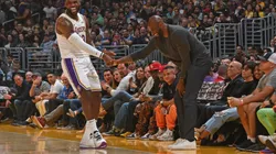 LeBron James and Kobe Bryant in 2019. (Getty)