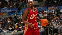 LeBron James during his rookie season. (Getty)