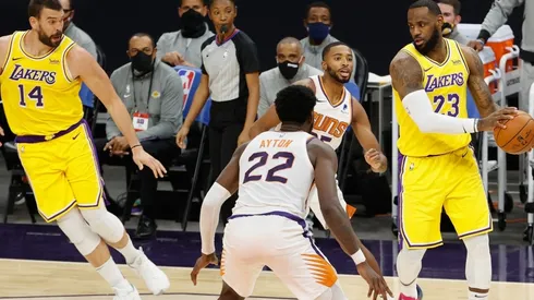 Marc Gasol and LeBron James. (Getty)