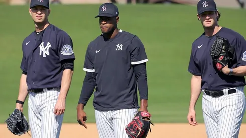 New York Yankees' pitchers. (Getty)