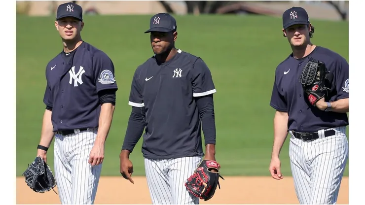 New York Yankees' pitchers. (Getty)