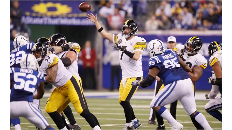 Ben Roethlisberger vs the Colts. (Getty)
