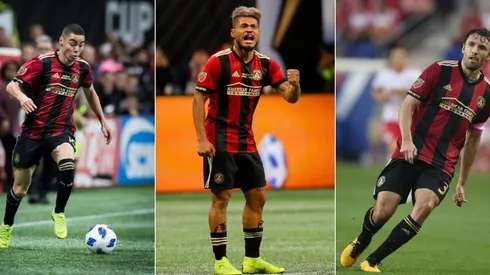 Miguel Almirón, Josef Martínez, Michael Parkhurst (Getty)