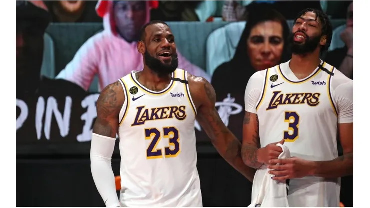 LeBron James & Anthony Davis. (Getty)
