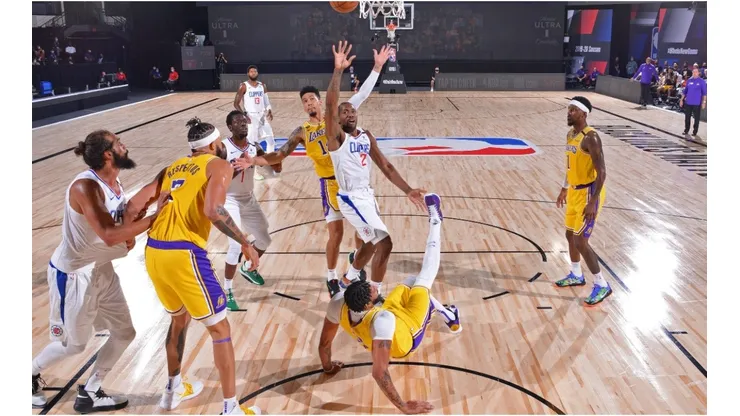 The Lakers just won the NBA Championship. (Getty)