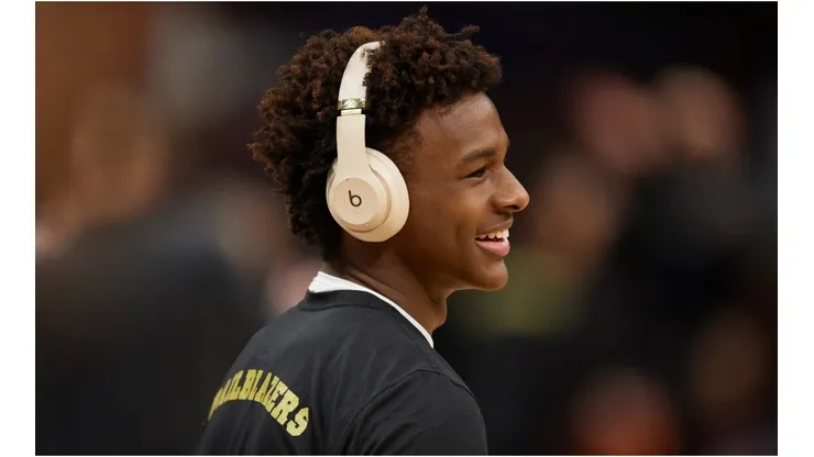 Bronny James. (Getty)