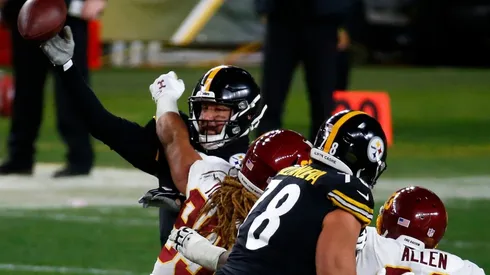 Ben Roethlisberger was under heavy pressure all night. (Getty)