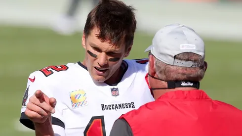 Tom Brady & Bruce Arians. (Getty)
