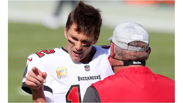 Tom Brady & Bruce Arians. (Getty)