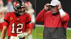 Tom Brady (left) & Bruce Arians. (Getty)