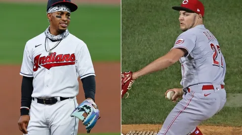 Francisco Lindor (left) & Trevor Bauer. (Getty)