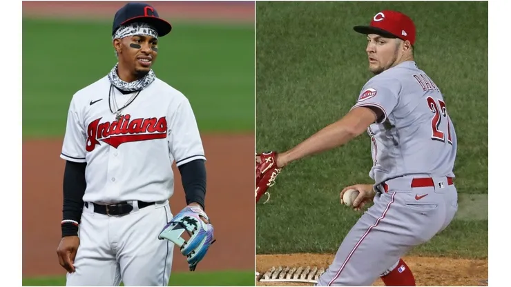 Francisco Lindor (left) & Trevor Bauer. (Getty)