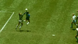 The Hand of God goal by Diego Maradona in the 1986 World Cup.