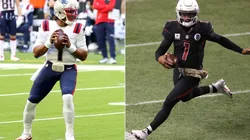 Cam Newton (left) and Kyler Murray. (Getty)