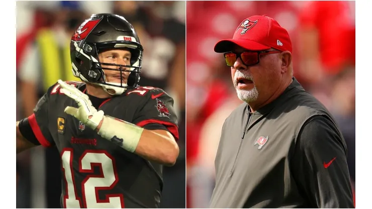 Tom Brady (left) & Bruce Arians. (Getty)