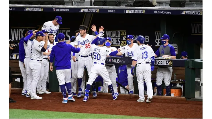 The Dodgers won the 2020 World Series. (Getty)