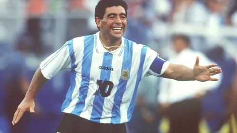 Maradona in the 1994 FIFA World Cup. (Getty)