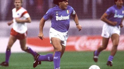 Diego left a big mark on Napoli's history. (Getty)