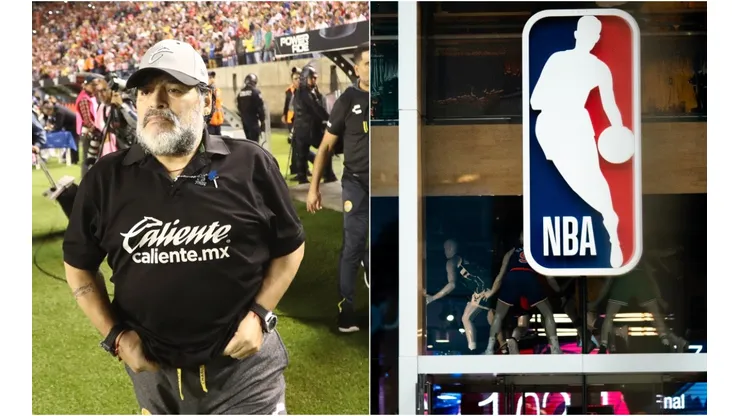 Diego Maradona revealed he was a big San Antonio Spurs fan. (Getty)