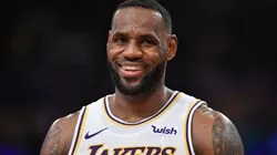 LeBron James is happy. (Getty)