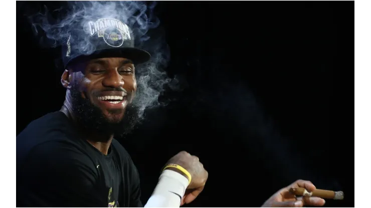 LeBron just won his 4th ring. (Getty)