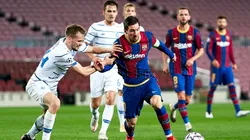 Lionel Messi vs Dynamo Kyiv. (Getty)
