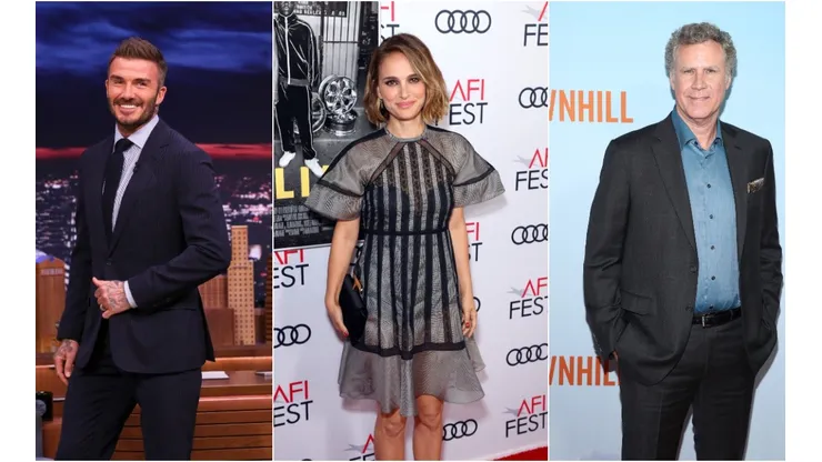 David Beckham, Natalie Portman, and Will Ferrell (Getty)
