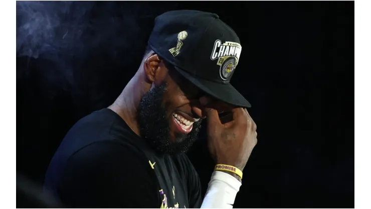 James just won his 4th ring. (Getty)