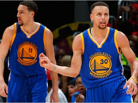 Stephen Curry's heartbreaking reaction to Klay Thompson's injury