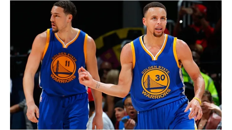 Curry and Thompson have won 3 rings together. (Getty)