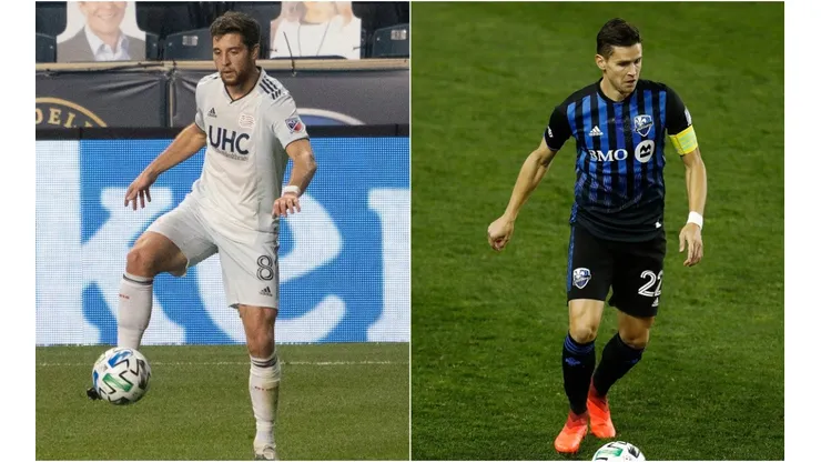 New England Revolution receive Montreal Impact in the first game of the play-in tournament. (Getty)