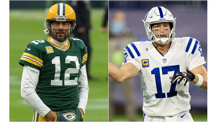 Aaron Rodgers (left) & Philip Rivers. (Getty)