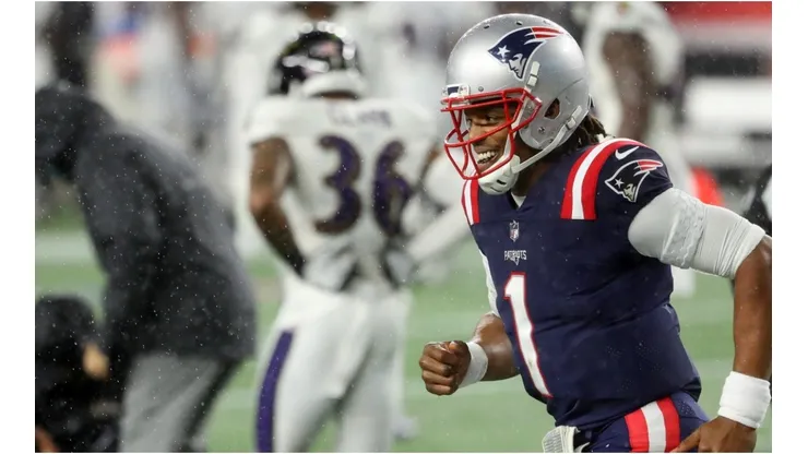 Newton bounced back vs. the Ravens. (Getty)