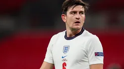 Harry Maguire of England reacts during a UEFA Nations League match (Getty).