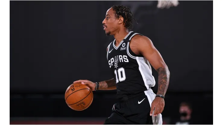 The Spurs traded for DeRozan in 2018. (Getty)