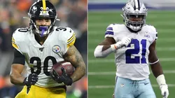 James Conner (left) & Ezekiel Elliott. (Getty)